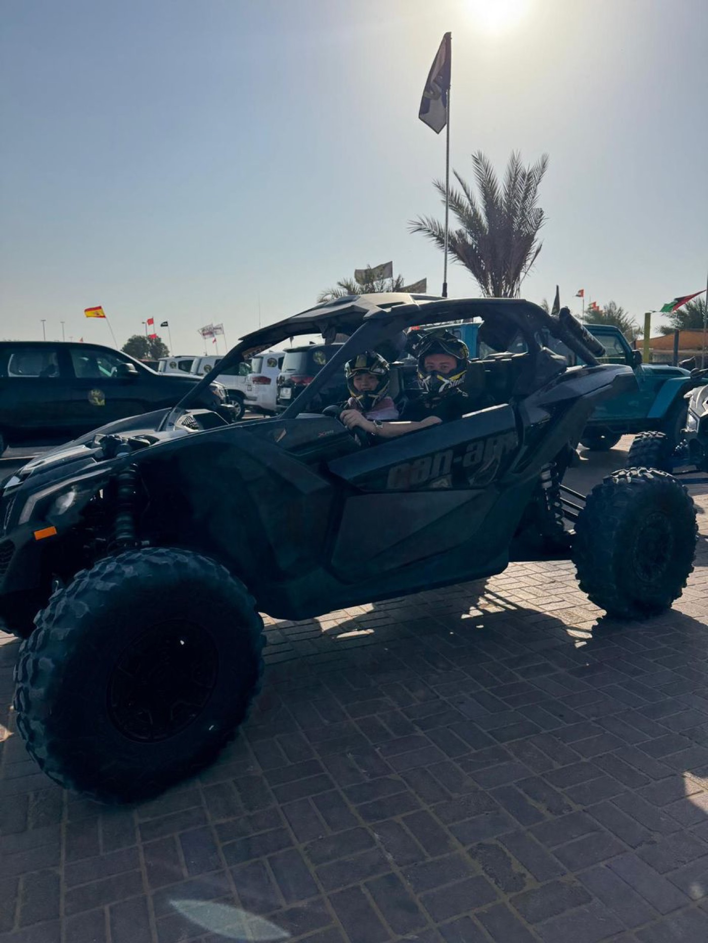 Dune buggies in the desert